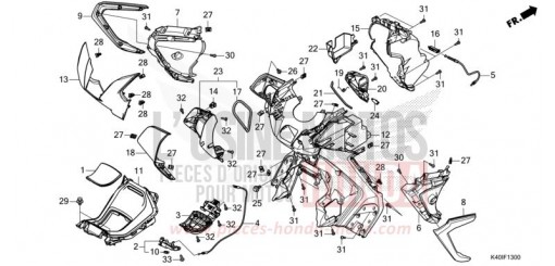 INNERE ABDECKUNG NSS125ADM de 2021